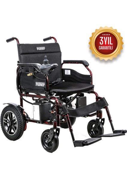 Römer Akülü Tekerlekli Sandalye | Katlanabilir, Dayanıklı Çelik Şase Tasarımı R108