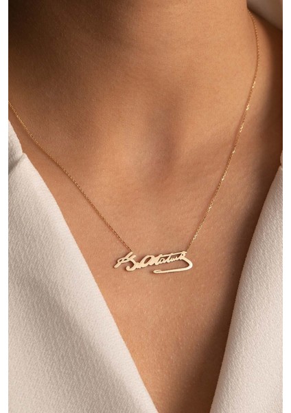 Altın Kemal Atatürk Kolye modelleri