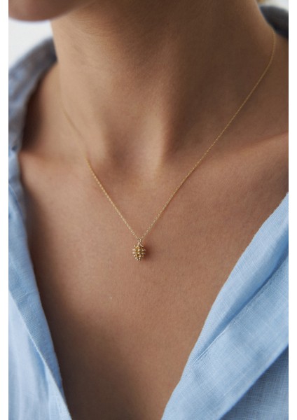 14 Ayar Altın Kozalak Kolye fiyatları