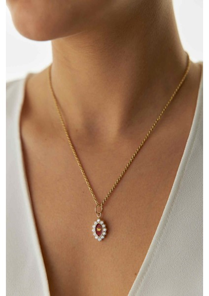 14 Ayar Altın Halat Zincir Taşlı Kelebek Kolye fiyatları