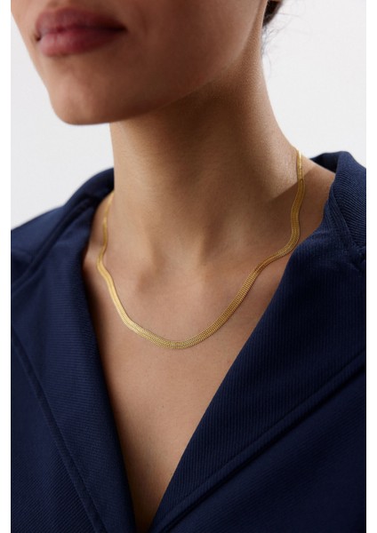 14 Ayar Altın Örgü Düz Zincir fiyatları