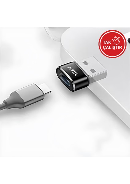USB To Type-C Otg Çevirici Adaptör - Hızlı Şarj ve Data Aktarımı modelleri