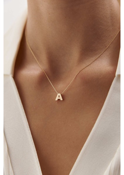 Altın Harf Kolye Üç Boyutlu indirimleri