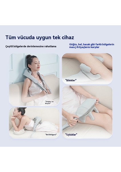 Çok Fonksiyonlu Ev Tipi Servikal Omurga Masaj Şalı (Yurt Dışından) modelleri
