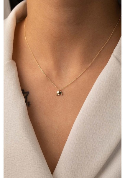 Kadın Altın Fil Kolye