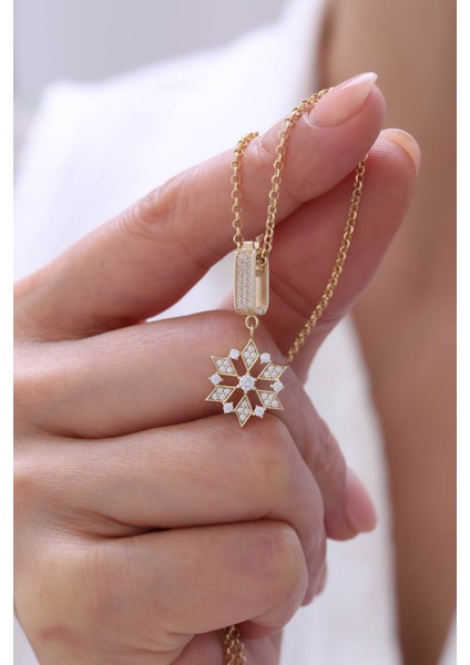 14 Ayar Altın Doch Zincir Güneş Çiçeği Kolye modelleri