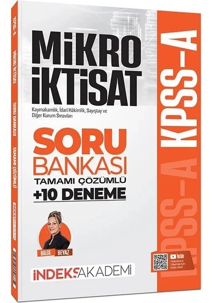 Indeks Akademi Yayıncılık Kpss A Grubu Mikro Iktisat Soru Bankası ve 10 Deneme Çözümlü - Bilge Beyaz
