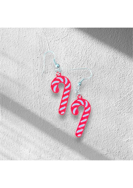 Yılbaşı Konsept Şeker Küpe – Hafif Tasarım