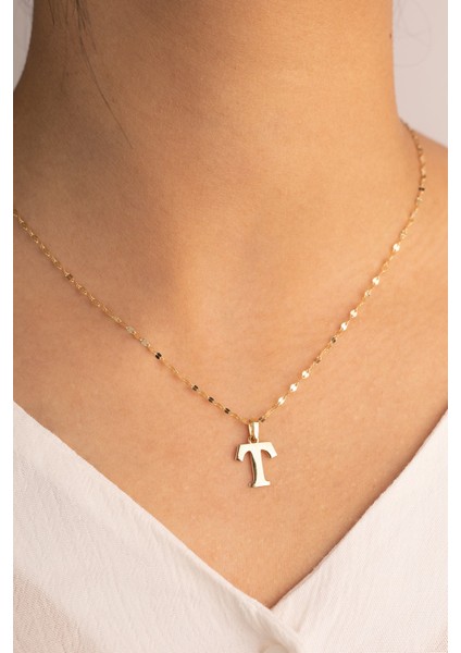 Altın Italyan Aynalı Zincir Harf Kolye fiyatları