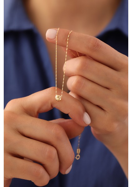 14 Ayar Altın Aynalı Zincir Dorika Kolye fiyatları