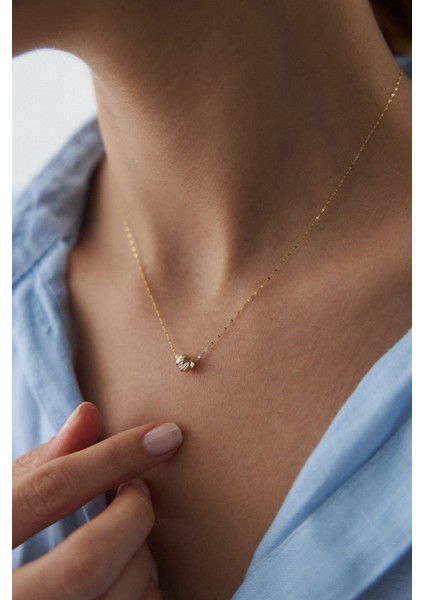 14 Ayar Altın Aynalı Zincir Dorika Kolye indirimleri