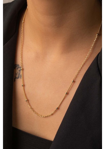 Altın Toplu Italyan Zincir