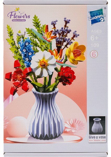 Zuanma Çiçek Buketi Yapım Seti No6 109