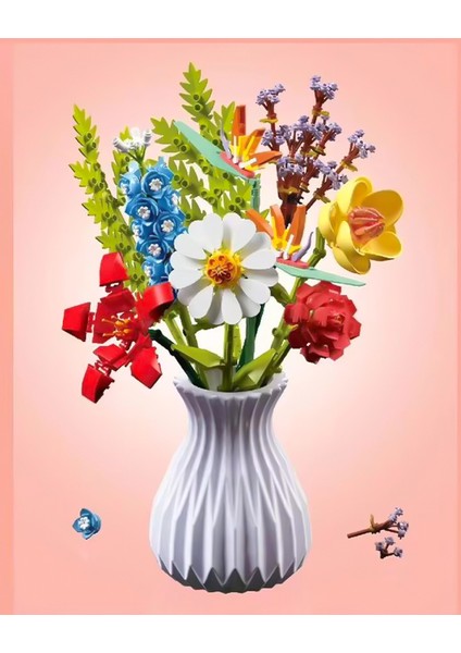 Zuanma Çiçek Buketi Yapım Seti No6 109 modelleri