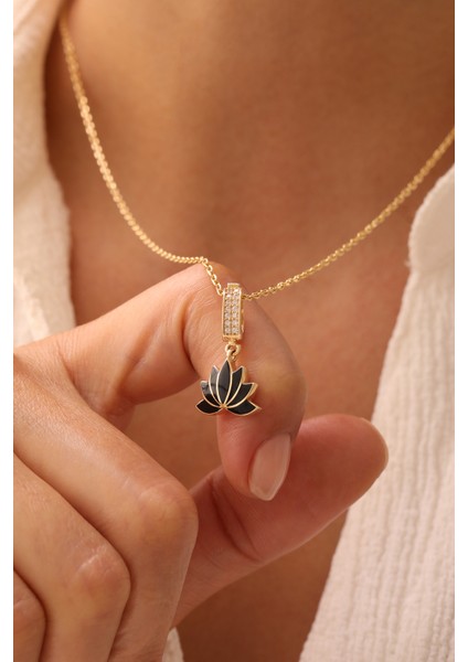 14 Ayar Altın Forse Zincir Lotus Kolye fiyatları