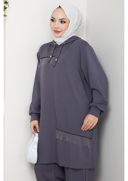 Zincir Detay Oysho Ikili Takım 1660 - Antrasit fiyatları