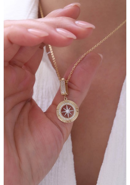 14 Ayar Altın Forse Zincir Pusula Kolye fiyatları