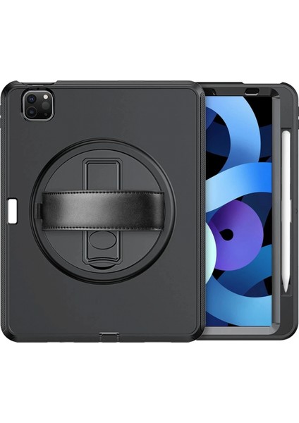iPad Pro 11 (2018) Kılıf Hand Strap Tablet Kılıfı - Siyah modelleri