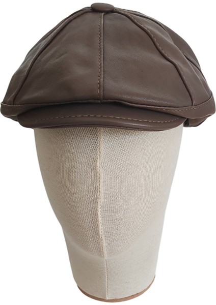 Hakiki Deri Klasik Erkek Kasket Şapka modelleri