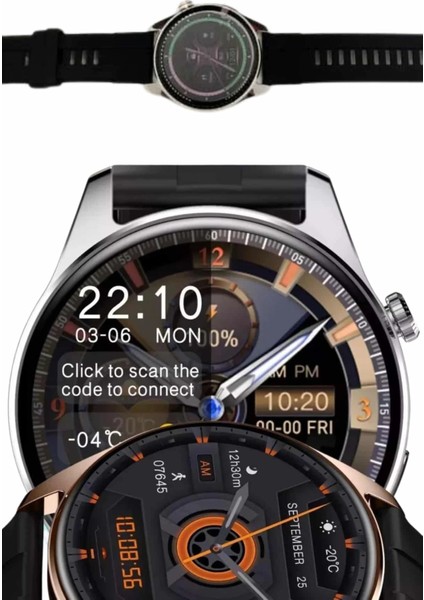 Yuvarlak Kasa 46MM Akıllı Saat Android ve Ios Uyumlu Uyku ve Sağlık Takibi fırsatları