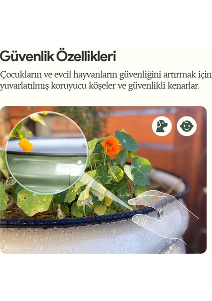 Yükseltilmiş Bahçe Yatağı Seti Metal 195X60X43CM Modüler Sebze Yatağı (6 Farklı Kurulum Olanağına Sahip) indirimleri