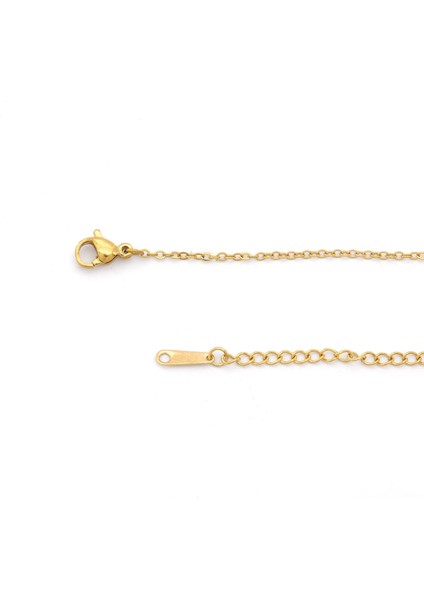 Çelik Kolye - Haç Kolye Altın Kaplama KLY-644 modelleri