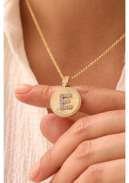 14 Ayar Altın Doch Zincir Gösterişli Harf Kolye fiyatları