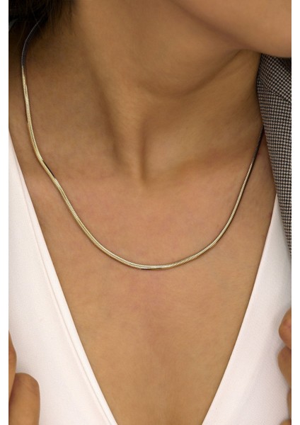 14 Ayar Altın Balık Sırtı Zincir Kolye indirimleri