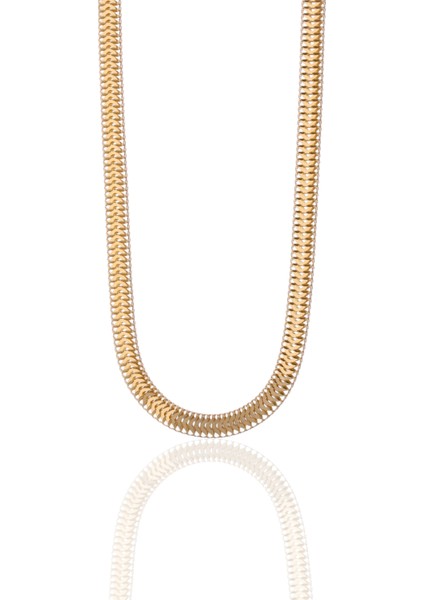 14 Ayar Altın Ezme Balık Sırtı Zincir indirimleri