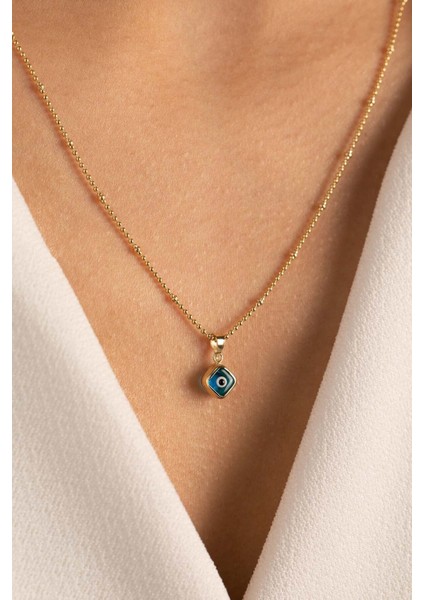 14 Ayar Altın Golf Zincir Göz Kolye