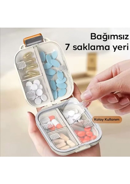 7 Günlük Ilaç Saklama Hatırlatma Kutusu Taşınabilir Ilaç Kutusu 7 Bölmeli Ilaç Organizer modelleri