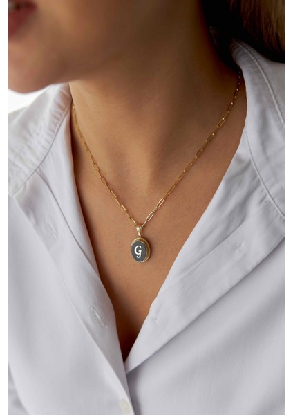 14 Ayar Altın Ataş Zincir Harf Kolye fiyatları