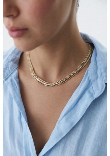 14 Ayar Altın Örgü Hasır Zincir fiyatları