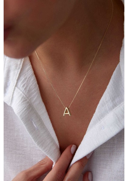 14 Ayar Altın Harf Kolye fiyatları