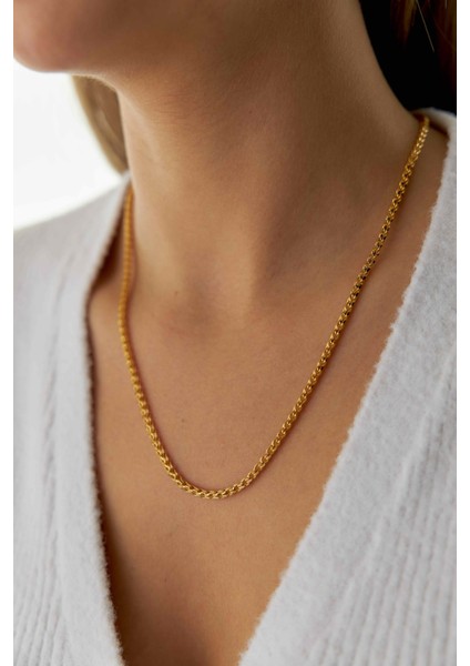 14 Ayar Altın Güverse Zincir