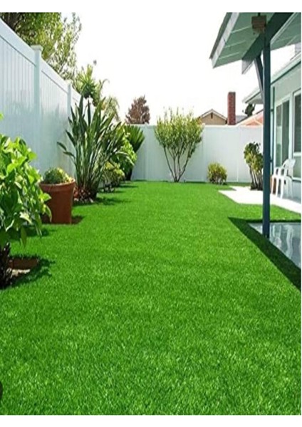 Dekoratif Çim Halı – Balkon Bahçe Suni Çim Teras Kaplama 8 mm Dayanıklı Çim Paspas Zemin Düzenleyici