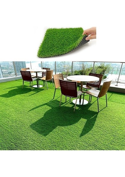 Dekoratif Çim Halı – Balkon Bahçe Suni Çim Teras Kaplama 8 mm Dayanıklı Çim Paspas Zemin Düzenleyici fiyatları