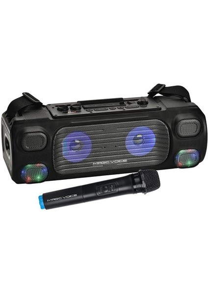 MV-7001 Vhf El Mikrofonlu Usb-Sd-Bluetooth Işıklı 40 W Taşınabilir Şarjlı Seyyar Anfi fiyatları