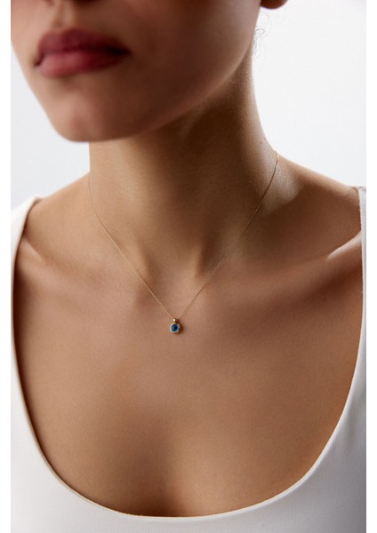 14 Ayar Altın Nazar Boncuğu Göz Kolye fiyatları