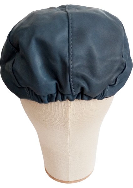 Hakiki Deri Klasik Erkek Kasket Şapka modelleri