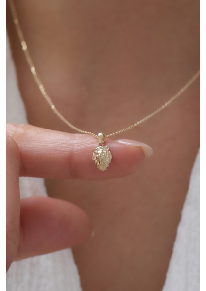 14 Ayar Altın Aslan Kolye