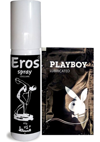 (Black) Erkeklere Özel Zaman Stop Spreyi 20 ml + Kaydırıcıjell