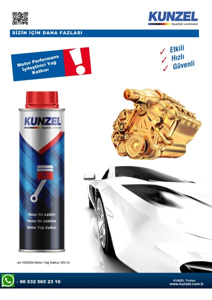 Motor Yağ Katkısı Performans iyileştirici 300 ml modelleri