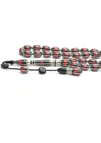 Arpa Model Oltu Taşı onlu Karpuz Işlemeli Tespih indirimleri