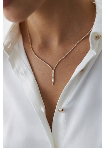 14 Ayar Altın Tek Sıra Su Yolu Set