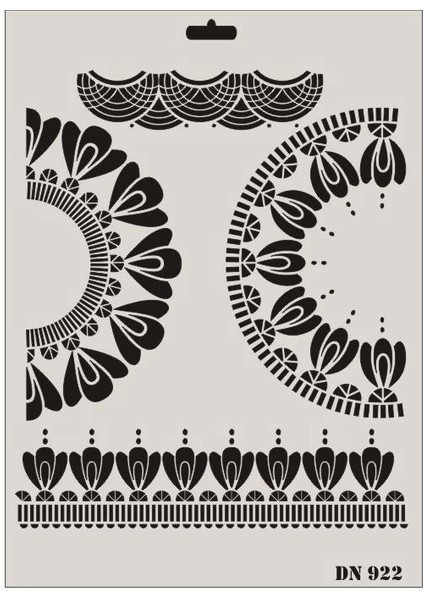 Rich Dantel Seri DN-922 Stencil 35X25 cm