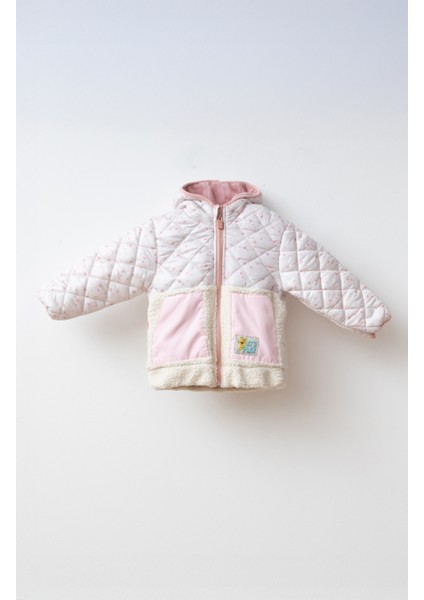 Kız Çocuk Mont Pudra M201