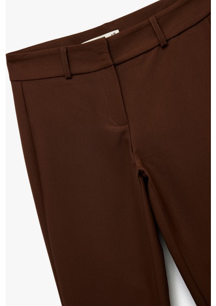 Regular Fit Ispanyol Paça Kumaş Pantolon modelleri