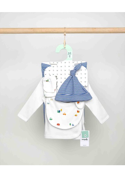 5 Parça Erkek Bebek Hastane Çıkışı Seti fiyatları