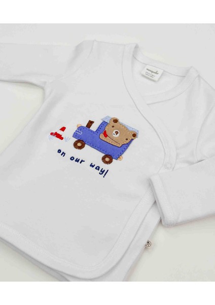 5 Parça Erkek Bebek Hastane Çıkışı Seti modelleri